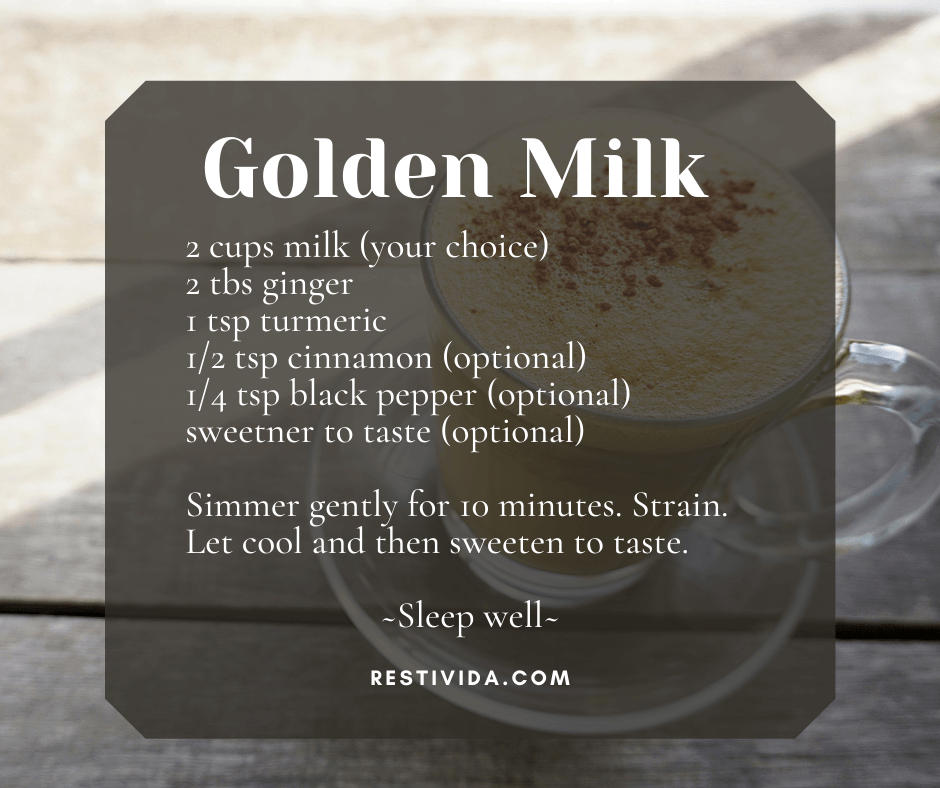 Golden milk recipe